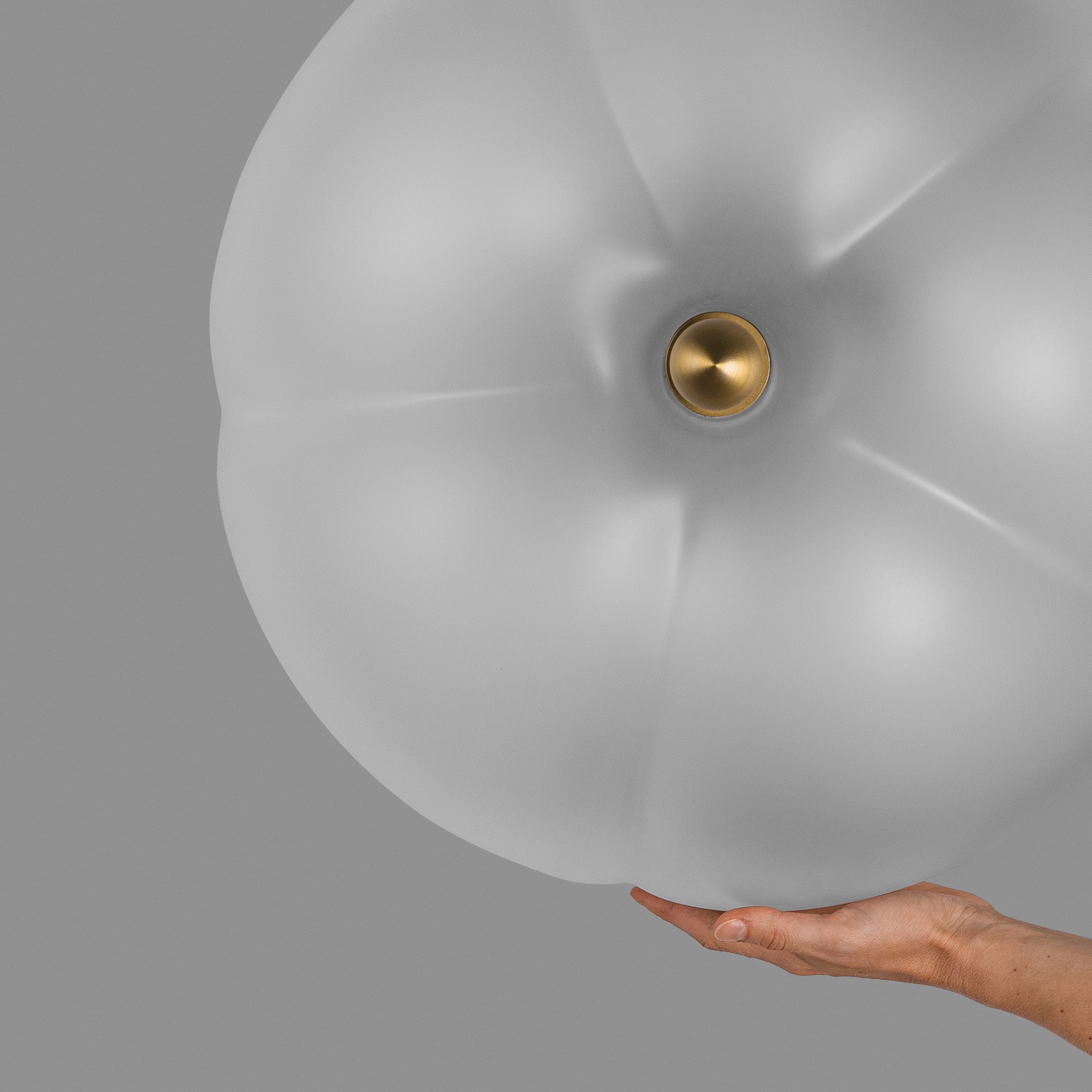 Schwung Hana Frosted Cloche Ceiling/Wall Light